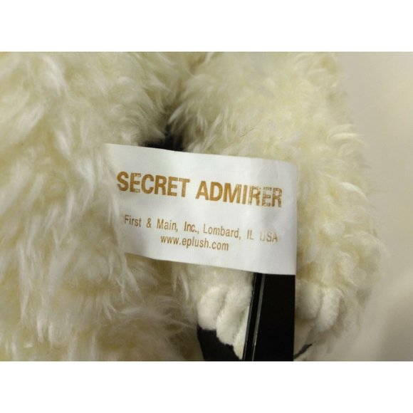Secret Admirer White Dog in Purple Coat ❤  and Hat Stuffed Plush 9" First & Main - Picture 11 of 11